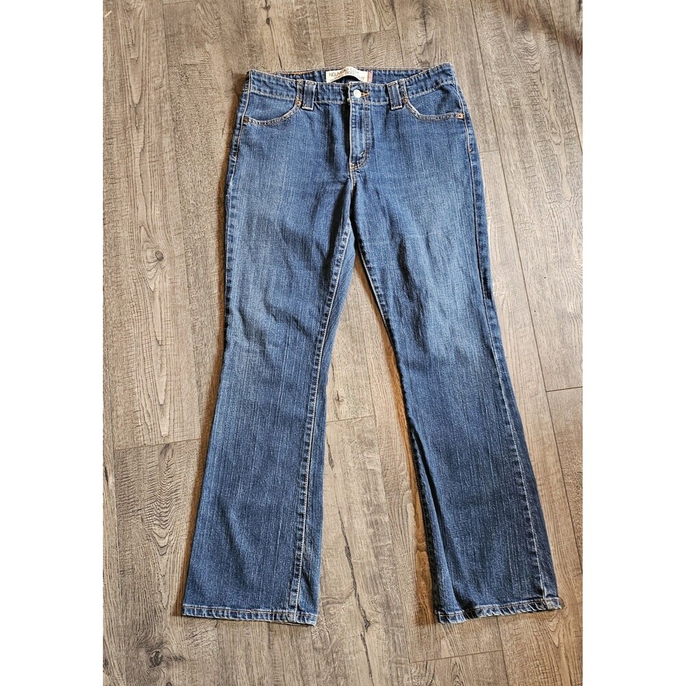 Levis 525 Nouveau Low Boot Cut Womens Jeans Size 12 M 32 X 31